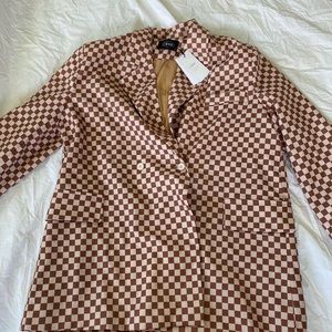 Checkered Blazer